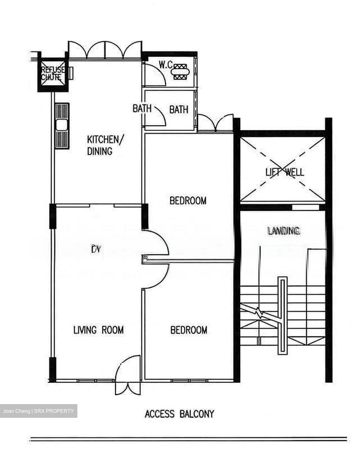 Blk 1 Hougang Avenue 3 (Hougang), HDB 3 Rooms #633251421